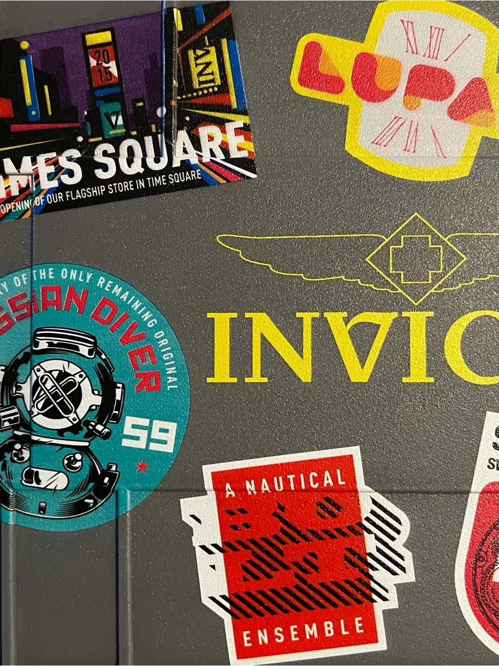 Invicta Impact Watch Case Storage Collector Dive WaterProof DC8PATCH Grey